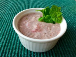 strawberry chia pudding