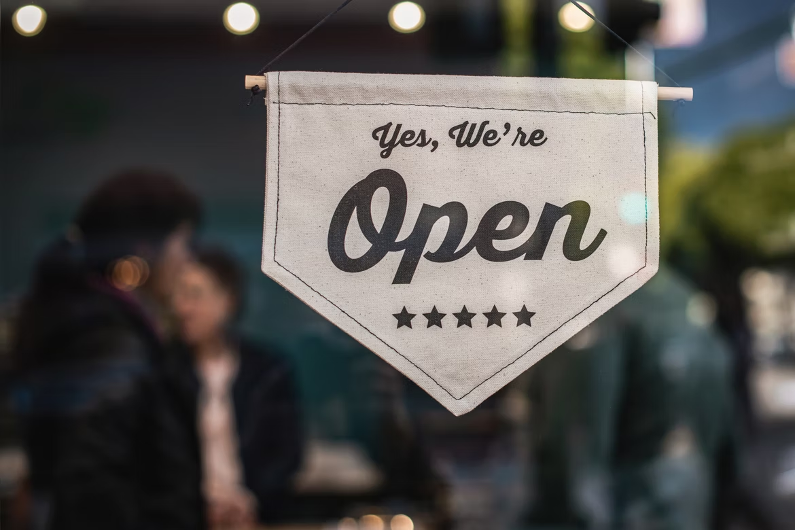 were open sign