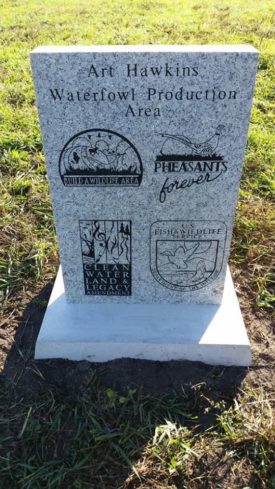 Art Hawkins Temp Monument