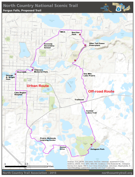 North Trail Fergus Route