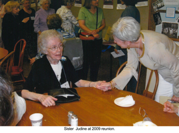 Sr. Judine at 2009 reunion