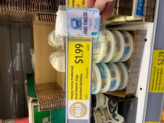 Aldi's Goat Cheese