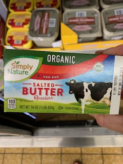 Aldi's Organic Pasture Raised Butter