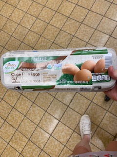 Aldi's Organic Pasture Raised Eggs