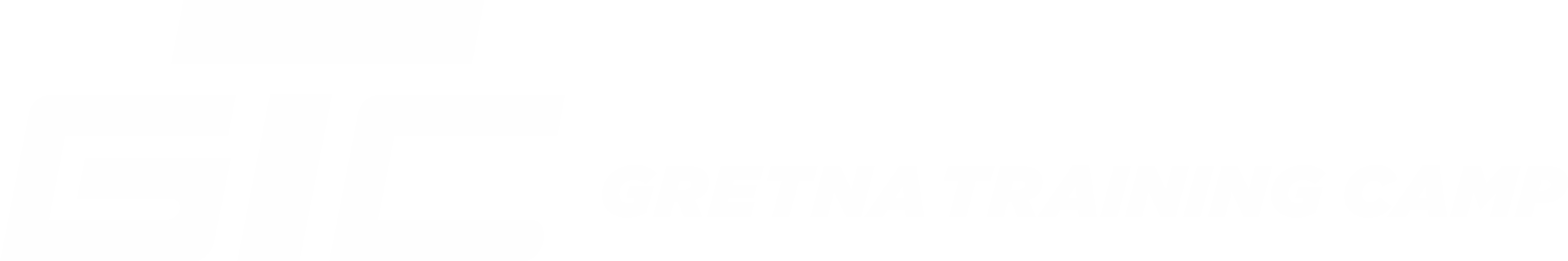 Gretna Training Camp Logo horizontal white