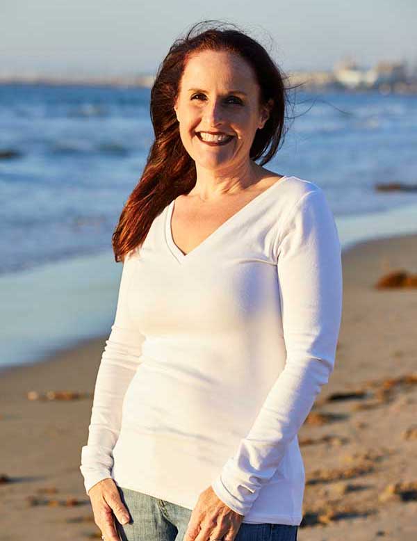 Melissa Wolney by the beach