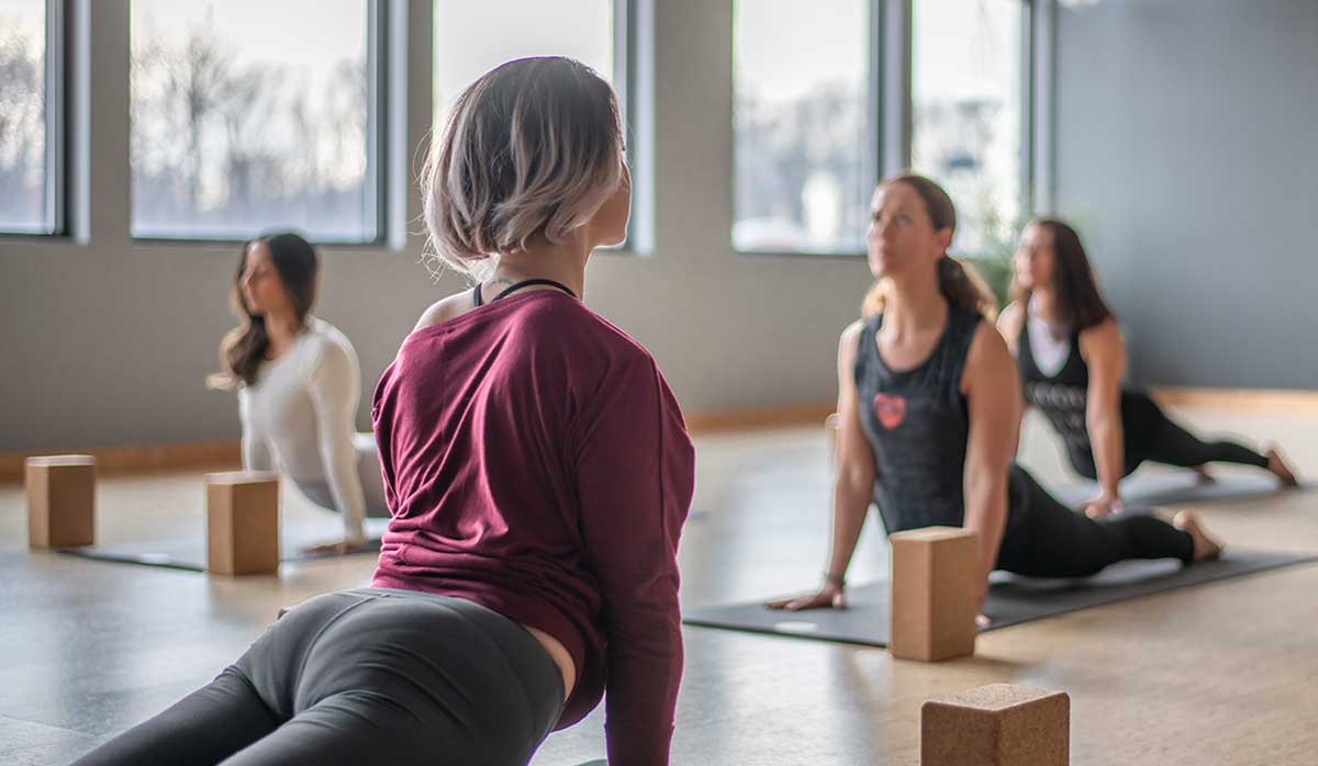 small group yoga class