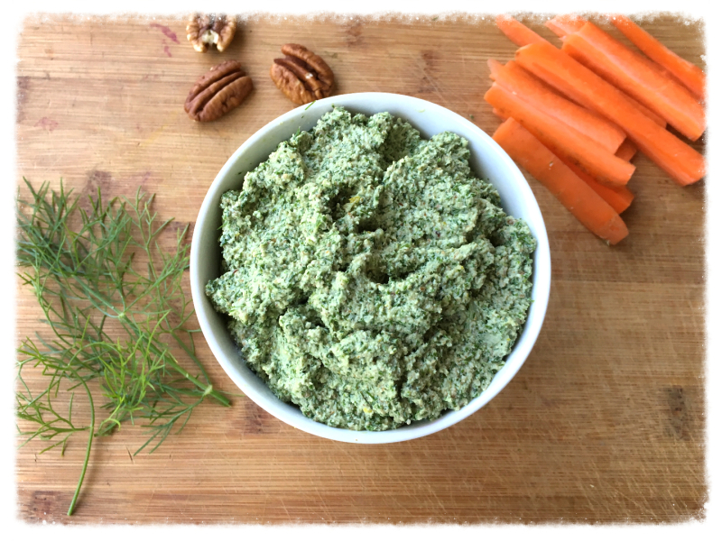 How to Make and Freeze Pesto for Future Use Fennel Fronds Pesto Whole