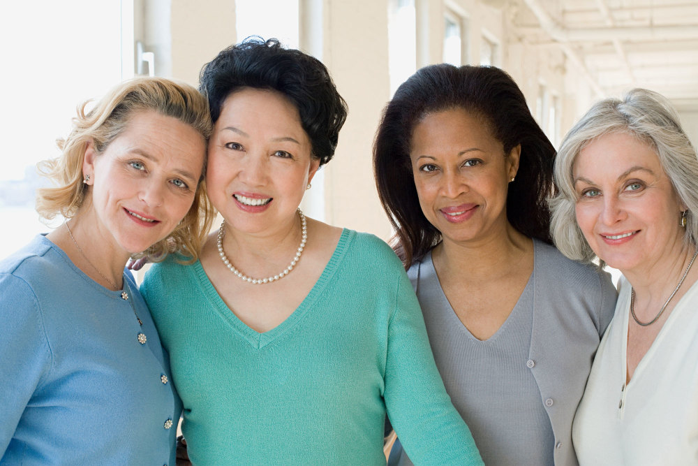 group of mature women