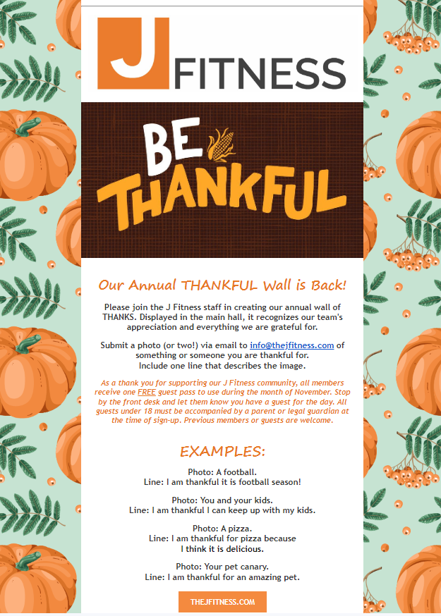 THANKFUL WALL