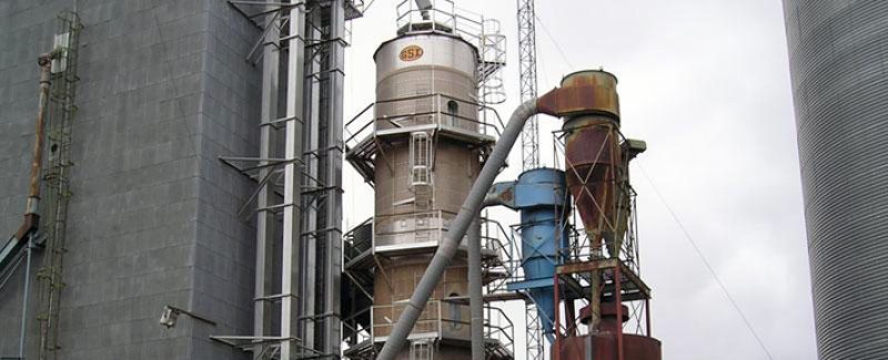 Farm Grain Silos