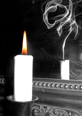 mirror-with-candle-smoke