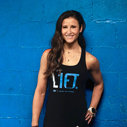 Laura Benson at Level 10 Fitness
