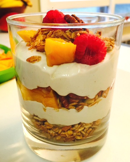 Healthy Cashew Cream Parfait