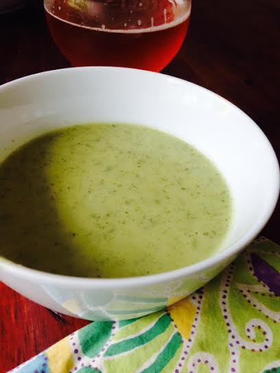 Garden Zucchini Basil Soup