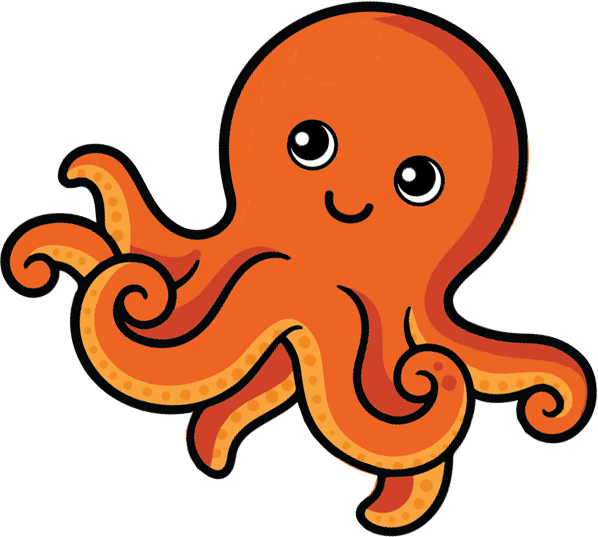 orange octupus