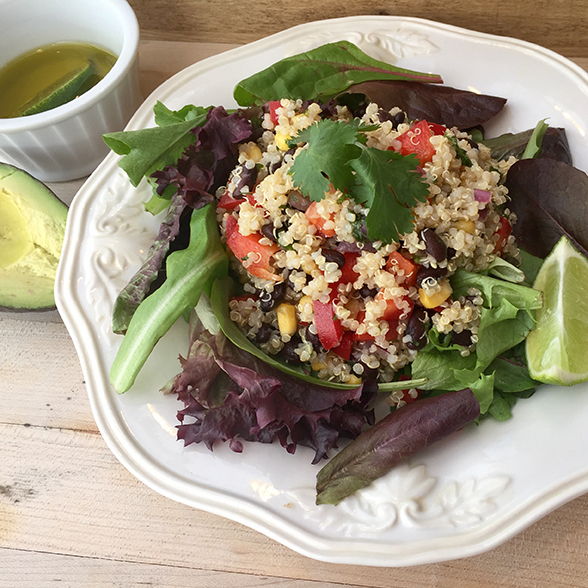 Southwestern quinoa salad