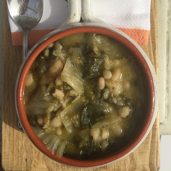 Escarole and bean soup