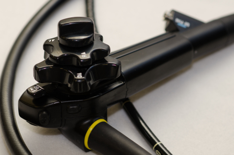 Closeup of a gastroscope