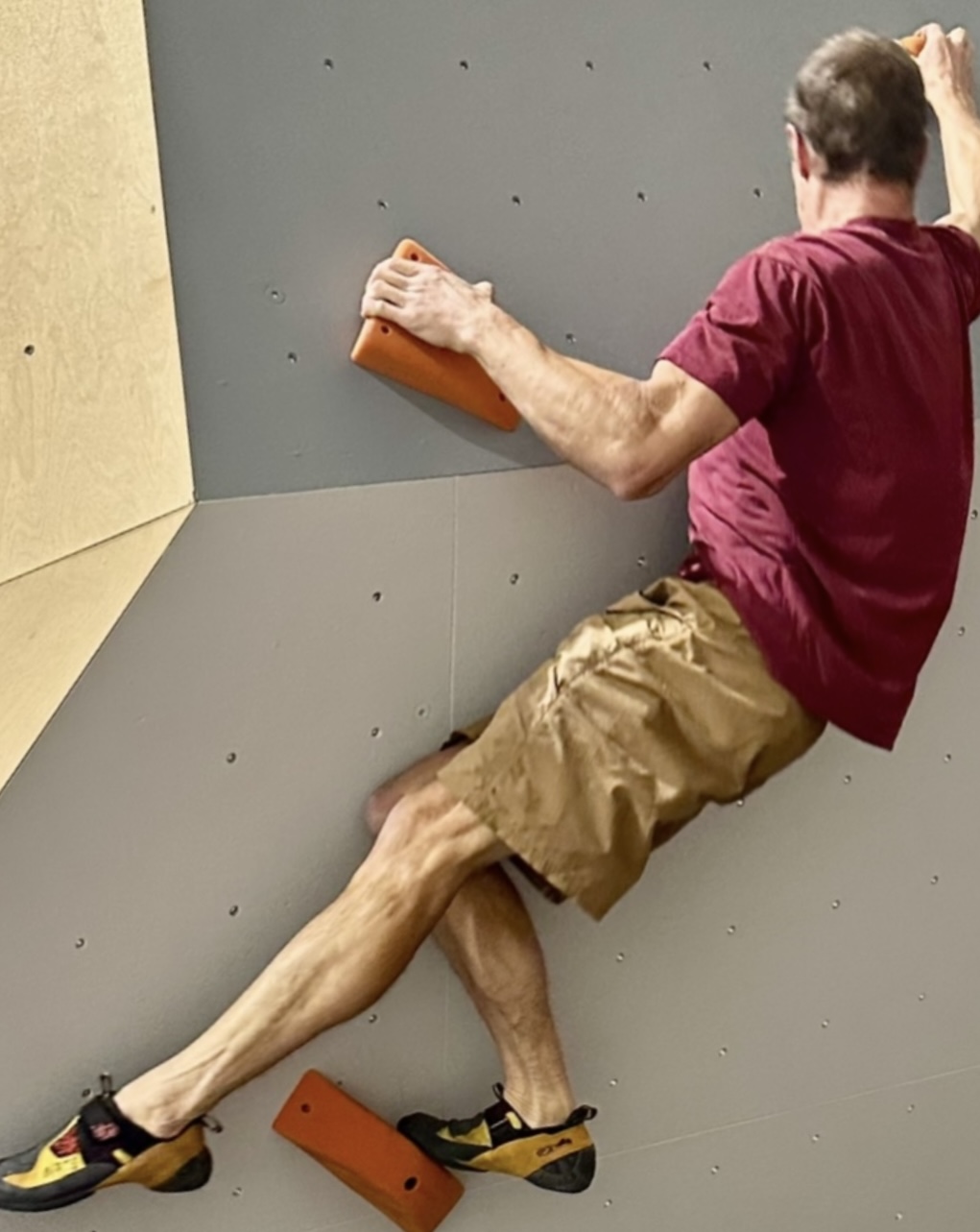 Sacred Athlete climbing wall