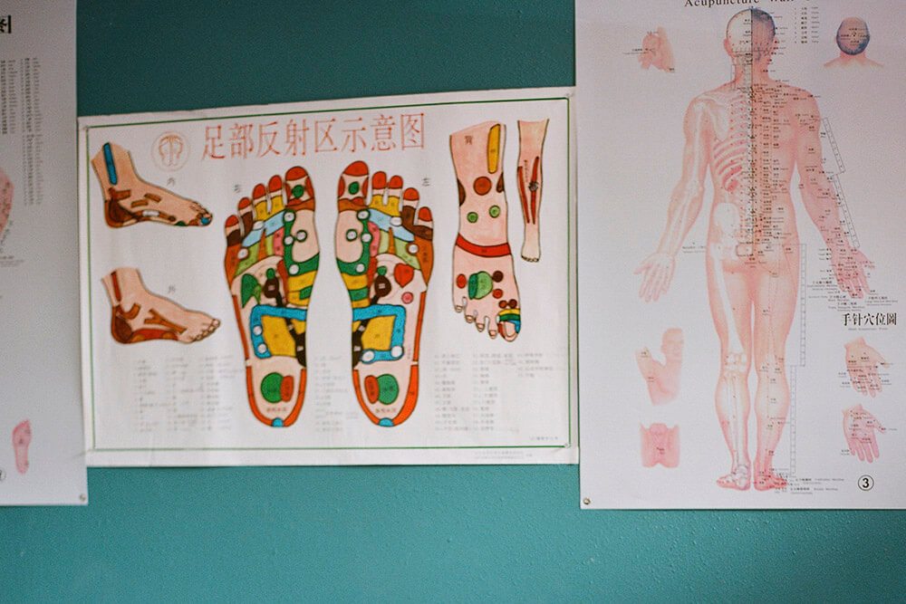 reflexology infographics