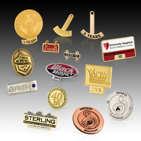 Lapel Pins Years of Service | Mike Brothers LLC