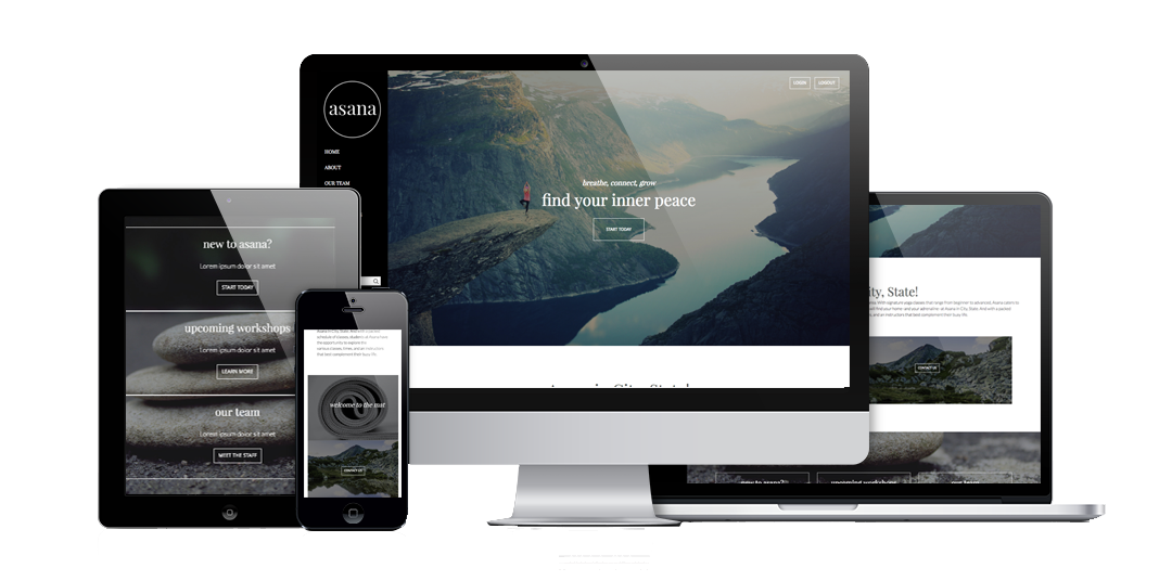 Responsive views of the LiveEdit Platform