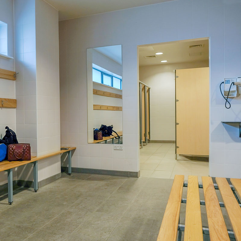 Locker Rooms at The Club at Moffett Towers II