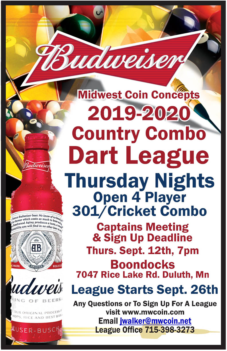 Darts Superior/Duluth Midwest Coin Concepts