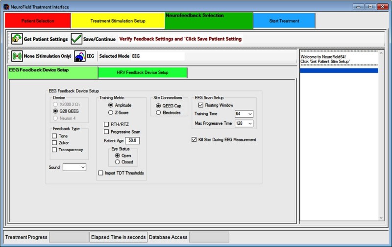 Software | Neurofield Inc. | Bishop, CA 93514