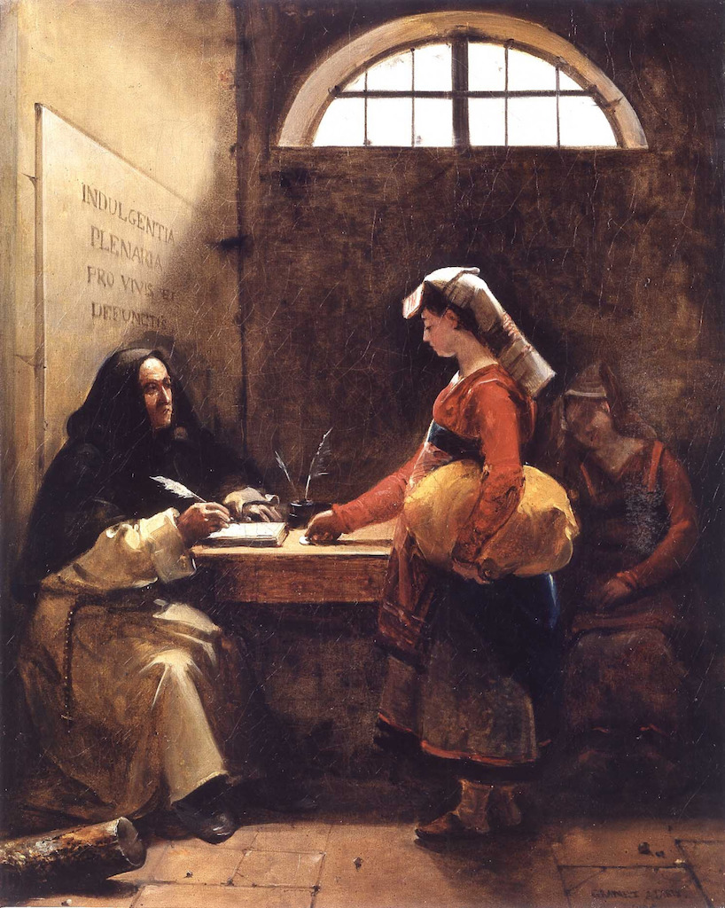 A_Peasant_Girl_buying_an_Indulgence