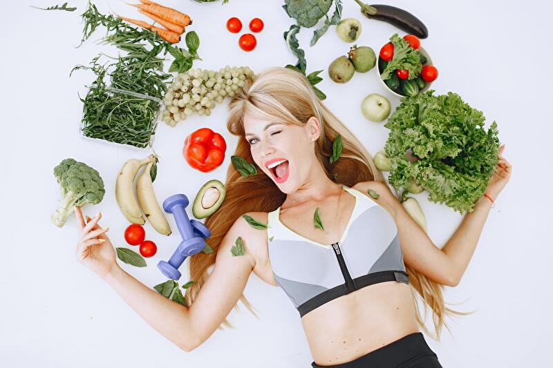 Healthy food diet gut