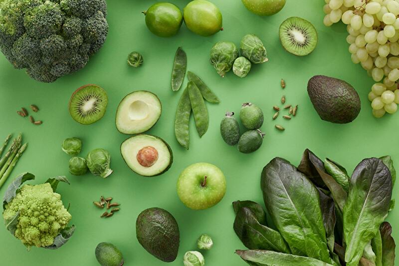 Leafy green vegetables