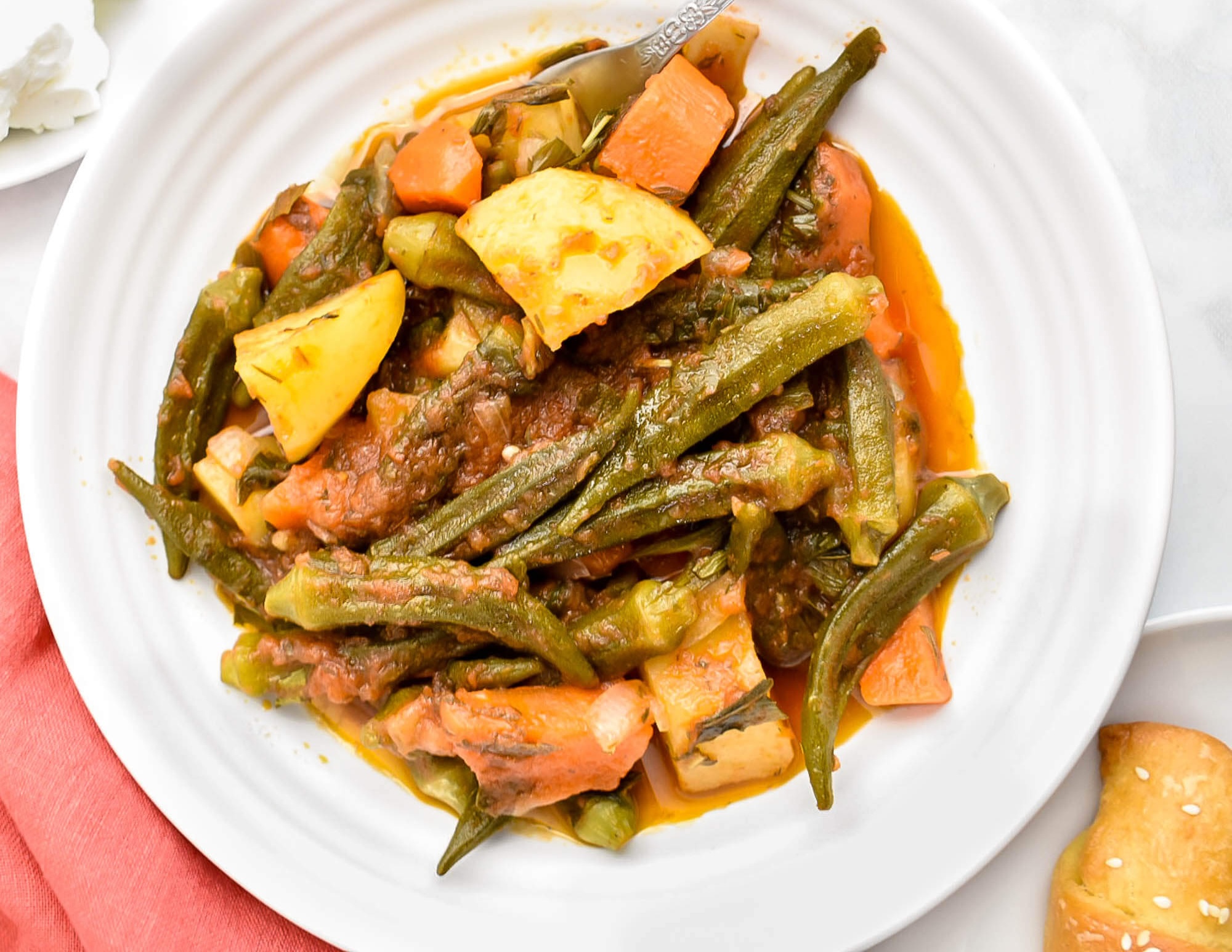 Okra Stew Bamies Okra Stew Bamies