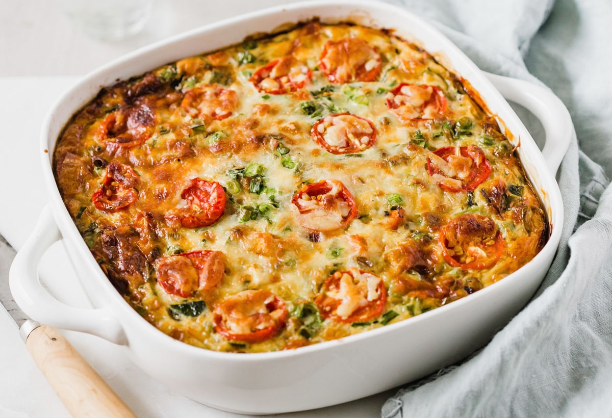 Oven Baked Vegetarian Frittata