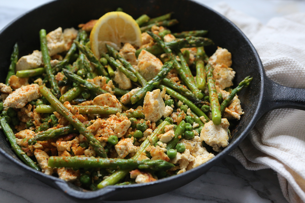 Spring Asparagus Scramble