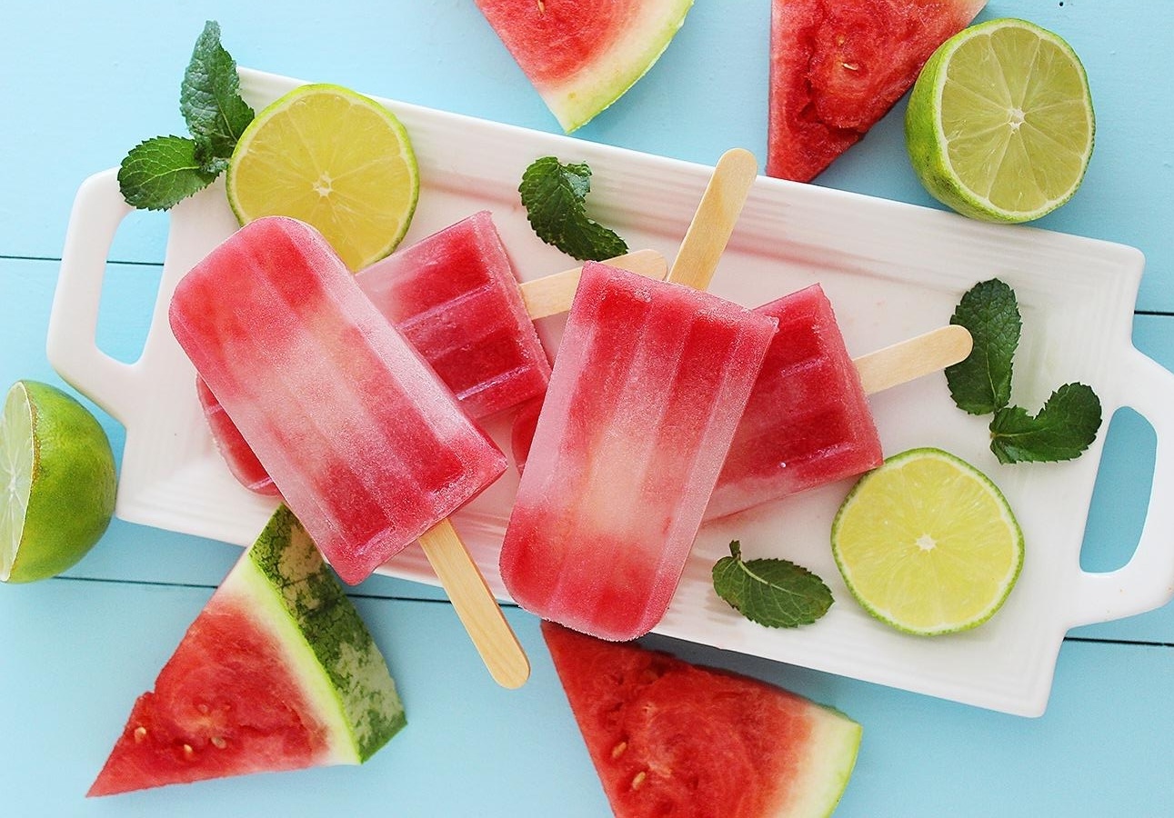 Watermelon Popsicles orange