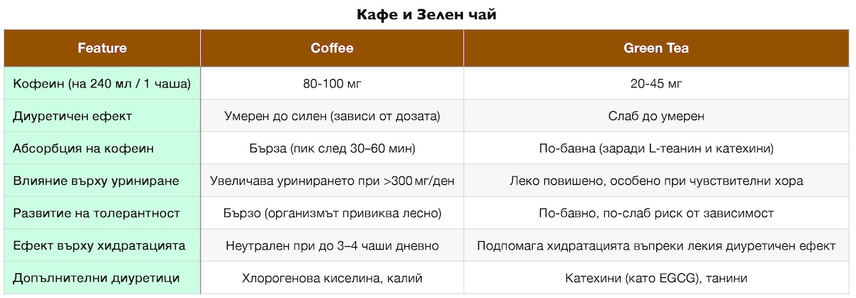 electrolytes-Coffee vs. Green Tea bg