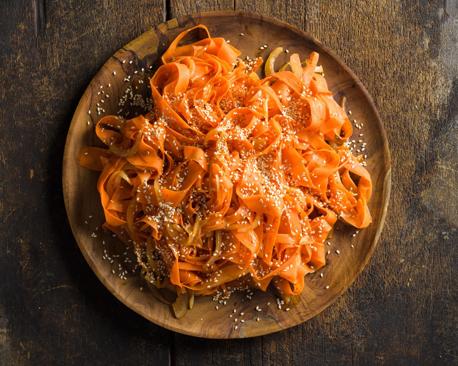 korean-style carrot salad