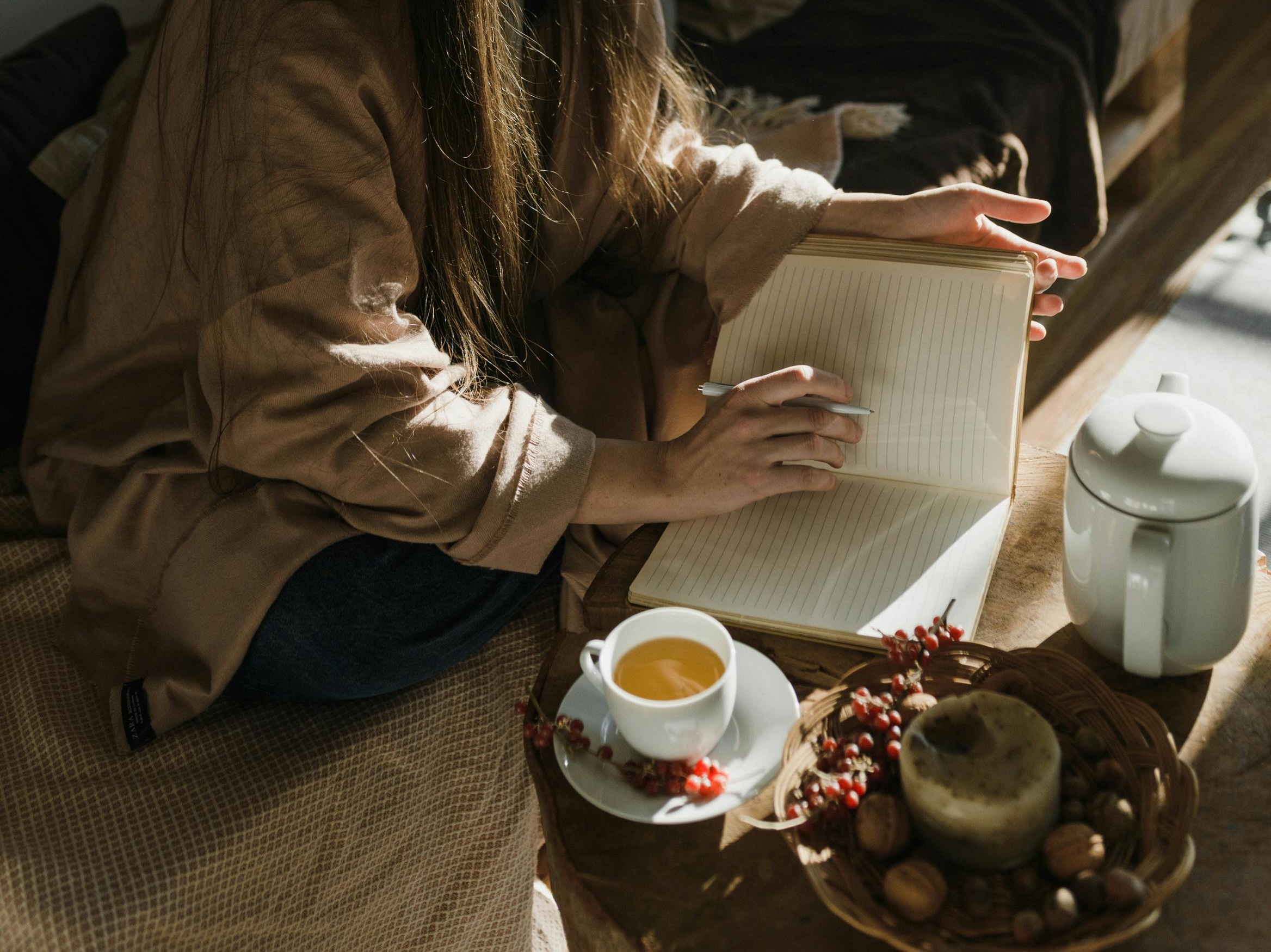 morning tea woman