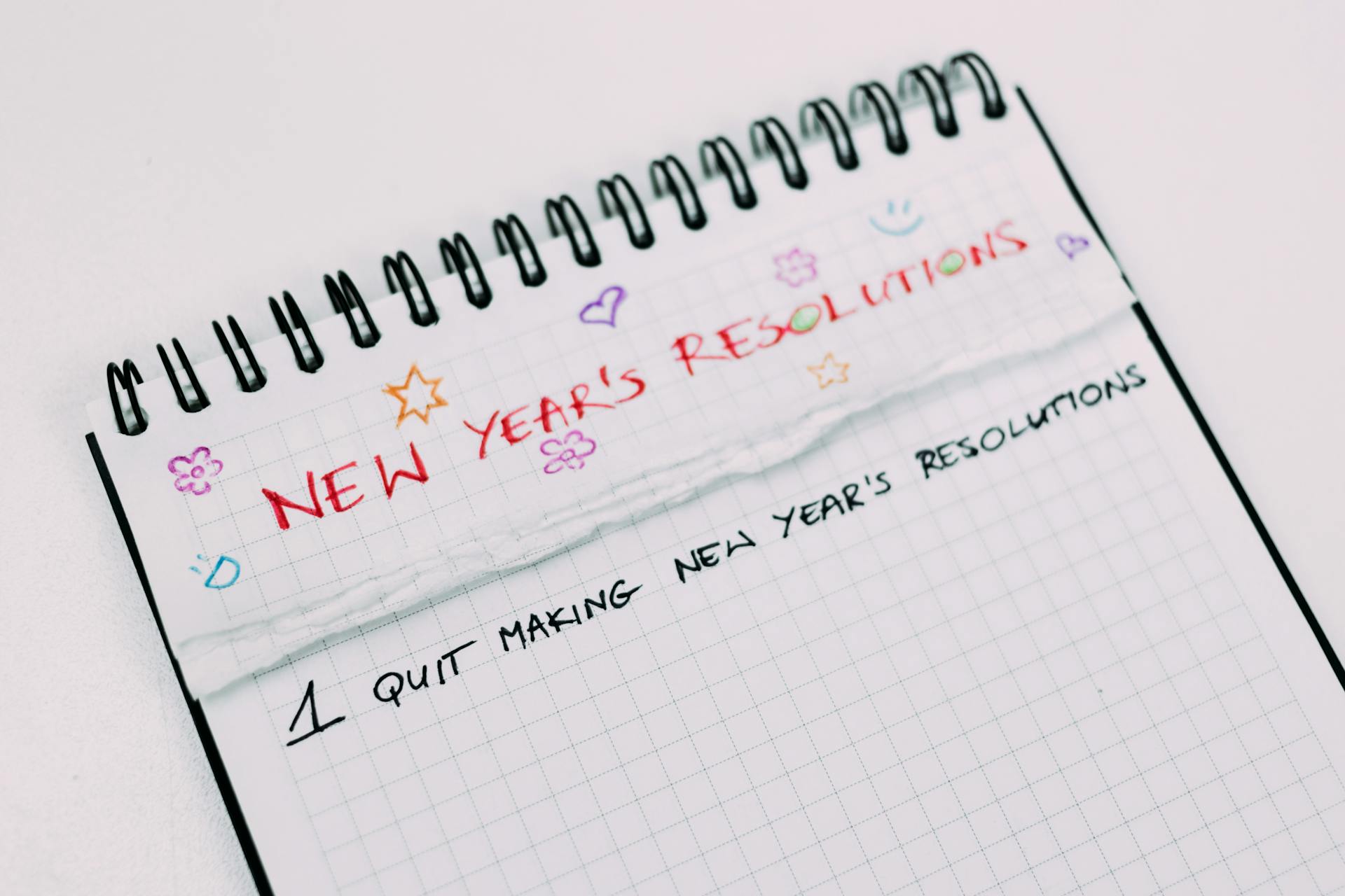 quit new years resolutions