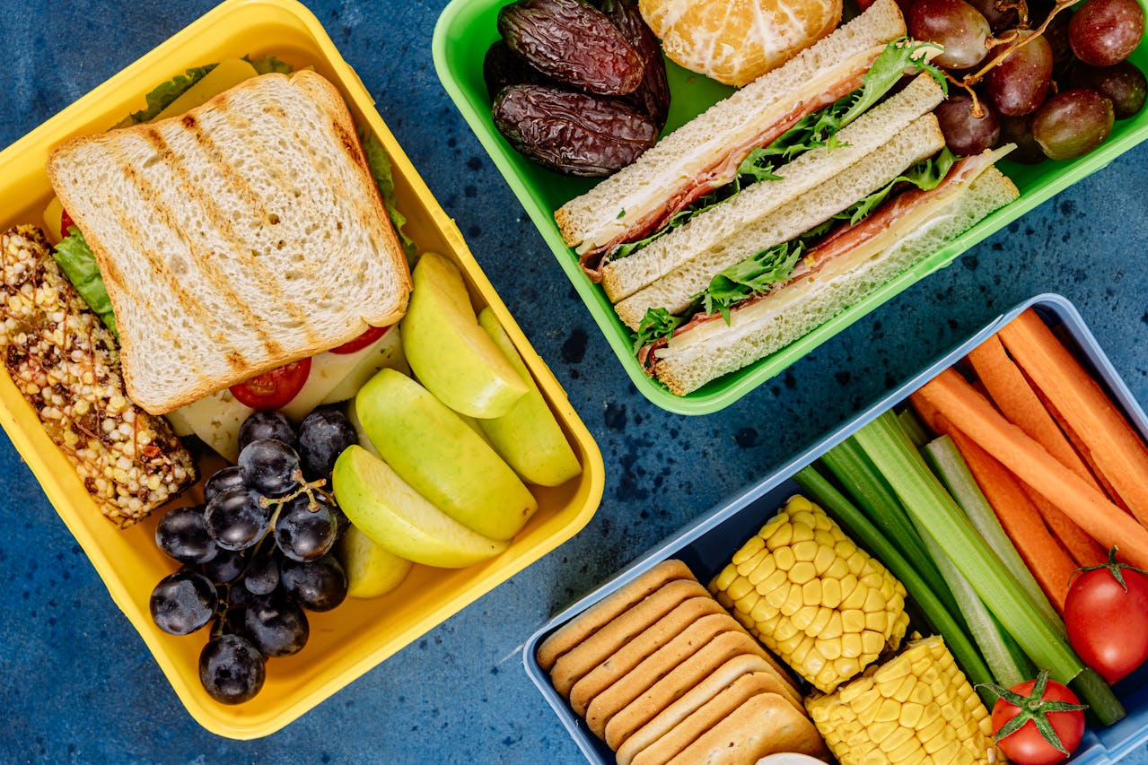 school box fruits veggies
