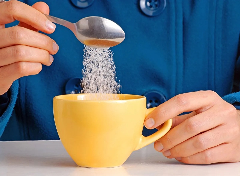 tea sweetener hand spoon