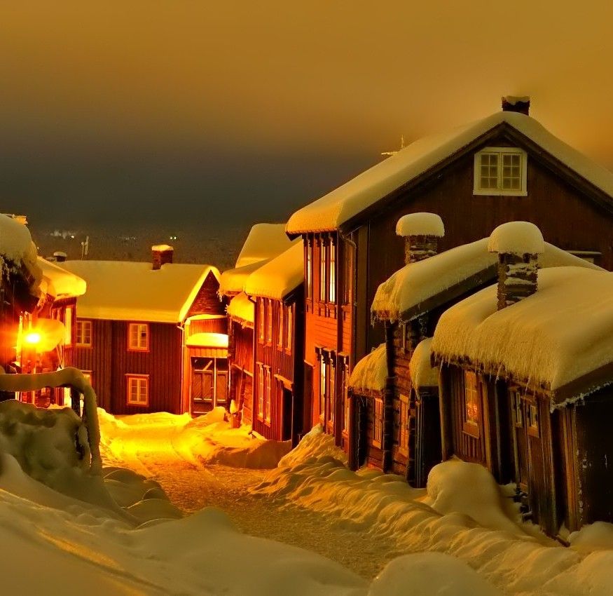 winter snow vilage