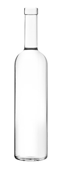 1 LITER FLINT GLASS CALIFORNIA SPIRITS BOTTLE BAR TOP - 18.5MM NECK INFO