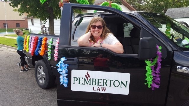 Pemberton Law Pickup Truck
