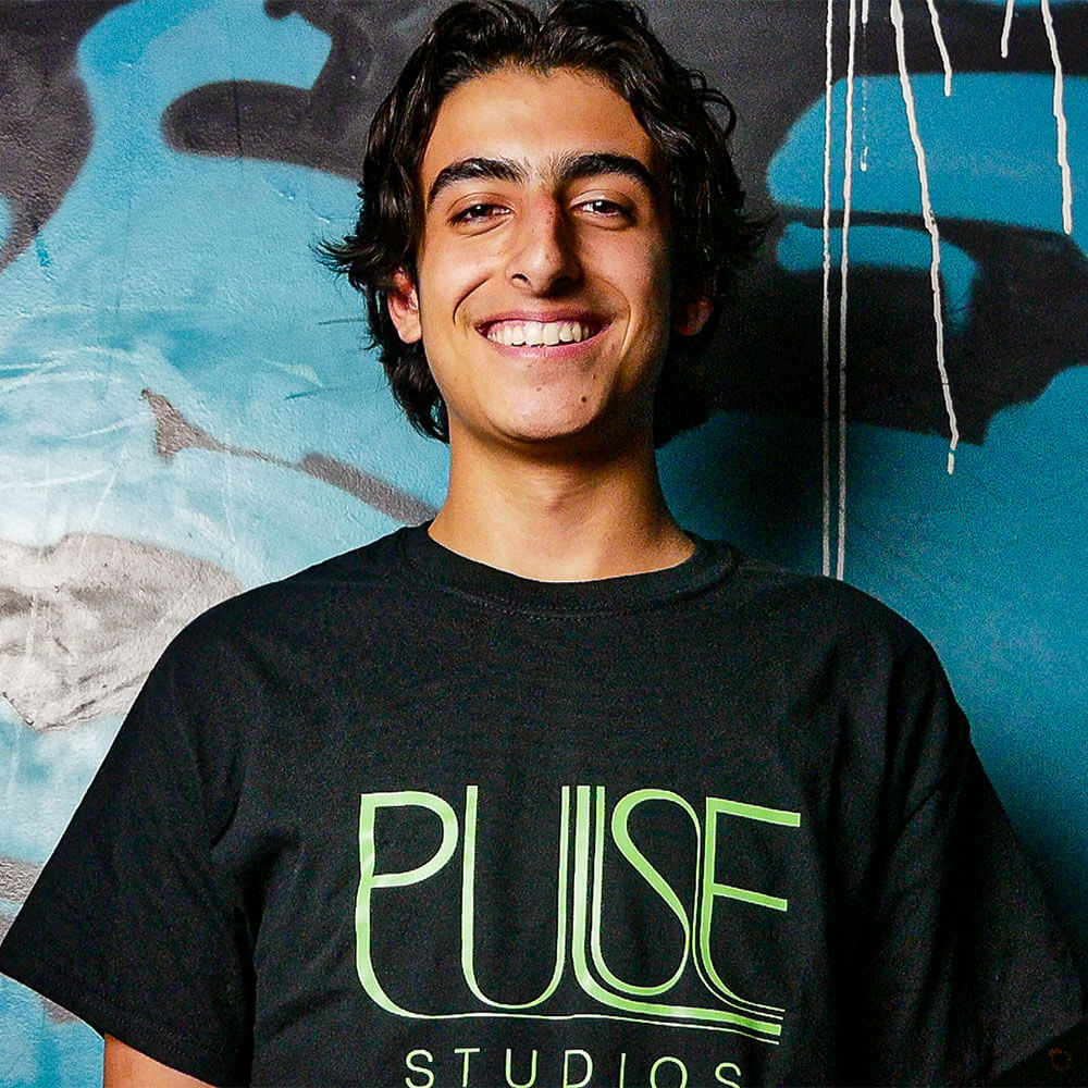 Aaron at Pulse Studios