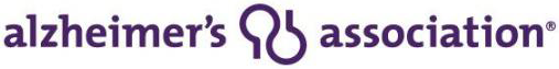 Alzheimer Assoication logo