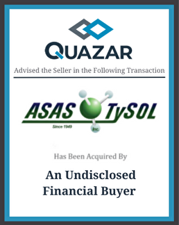 Quazar advised the seller ASAS/TySOL in this transaction