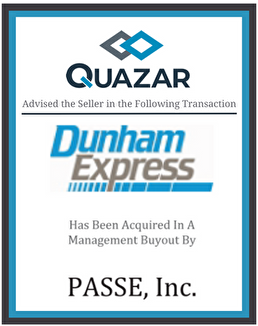 Quazar advised the seller Dunham Express in this transaction